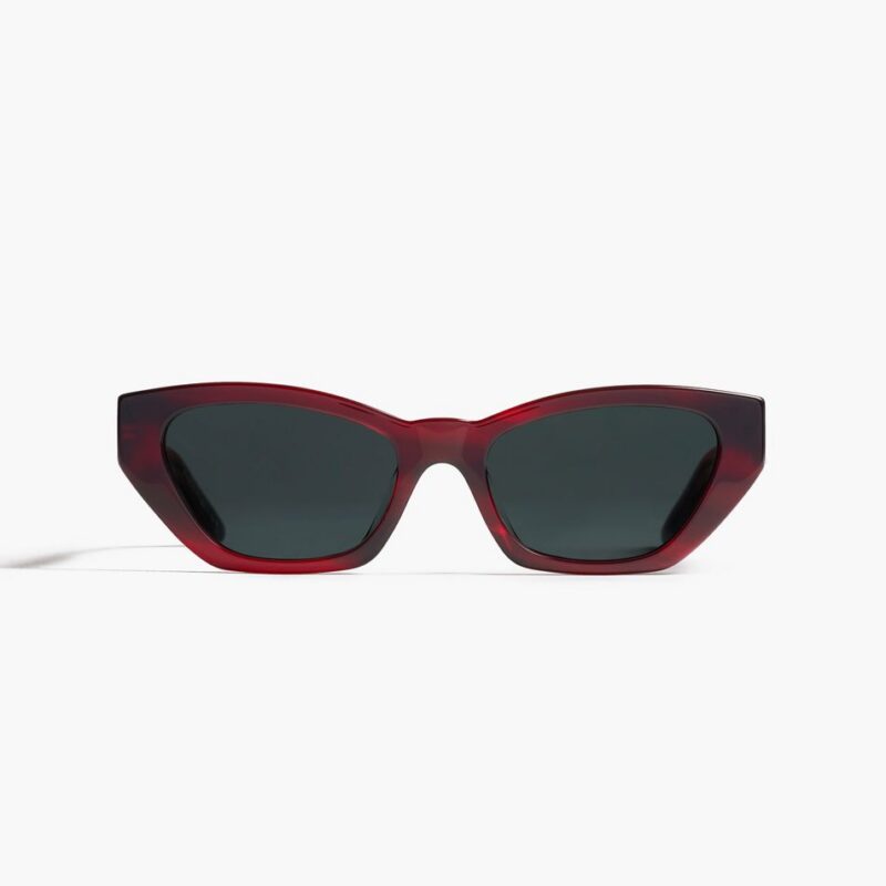 KHAITE x Oliver Peoples 1961C in Bordeaux Bark and Grey