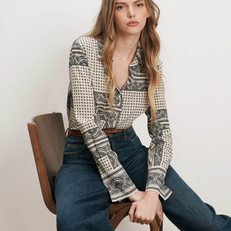 Monique Button-Down Blouse – Veronica Beard