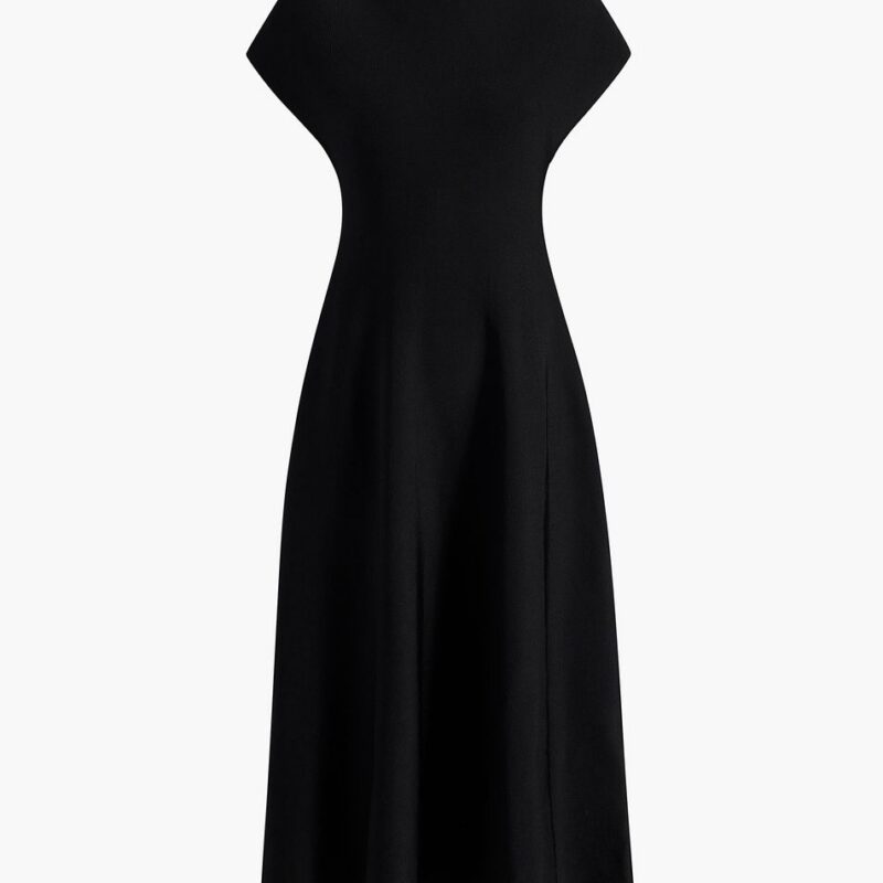 Lyra Dress in Black – Khaite