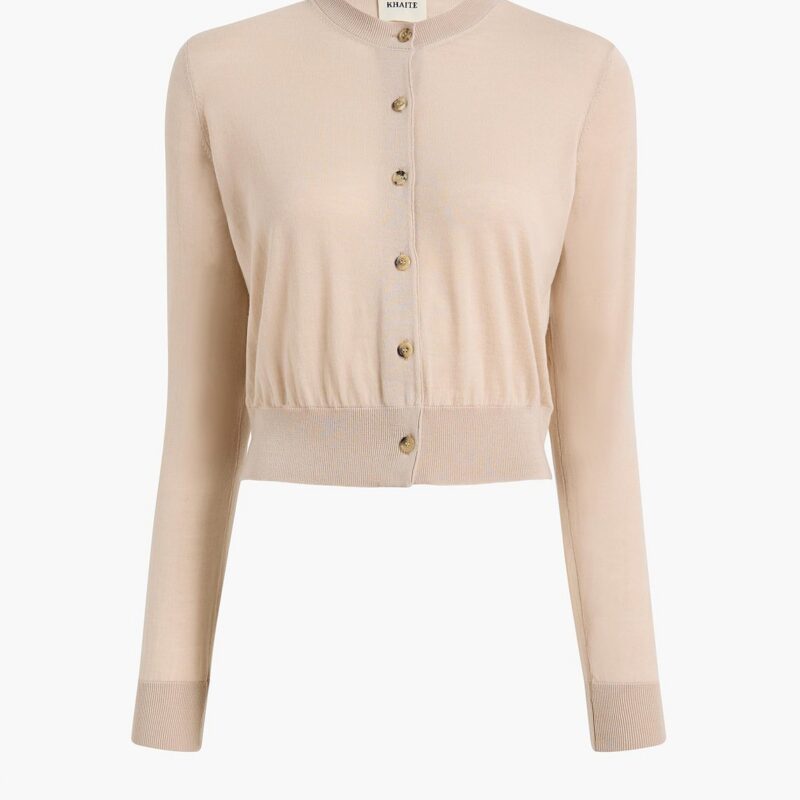 Tansy Cardigan in Sand – KHAITE