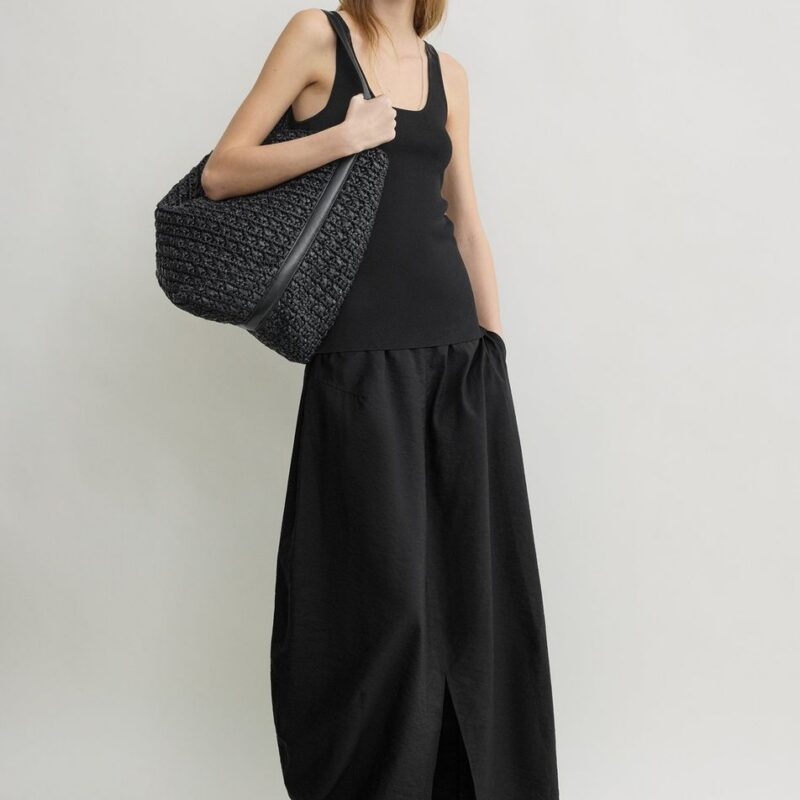 Parachute skirt black – Toteme - INT