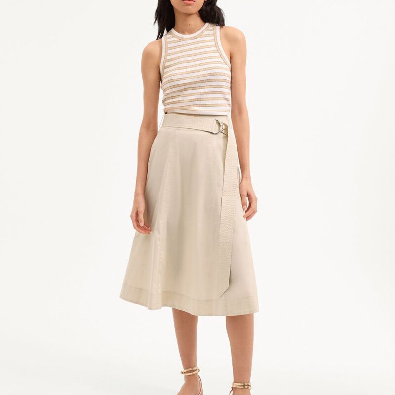 Facia A-Line Midi Skirt – Veronica Beard
