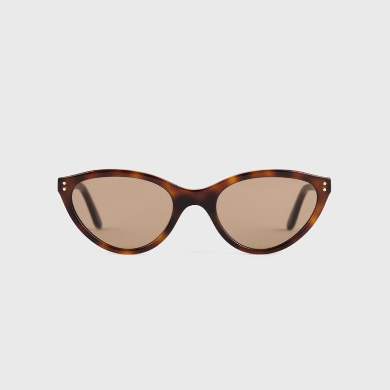 Cateye sunglasses dark havana – Toteme - INT