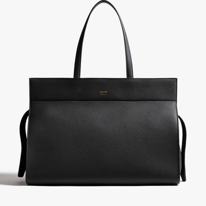 Crosby Bag in Black Pebbled Leather – Khaite