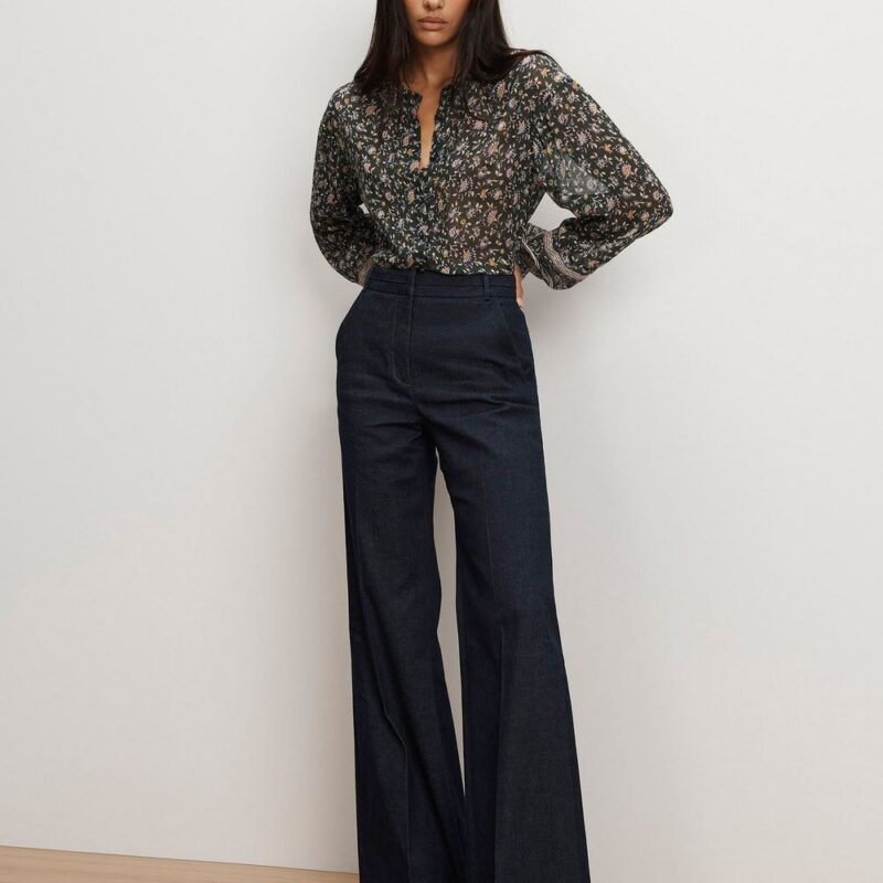 Crue Wide-Leg Denim Pant – Veronica Beard