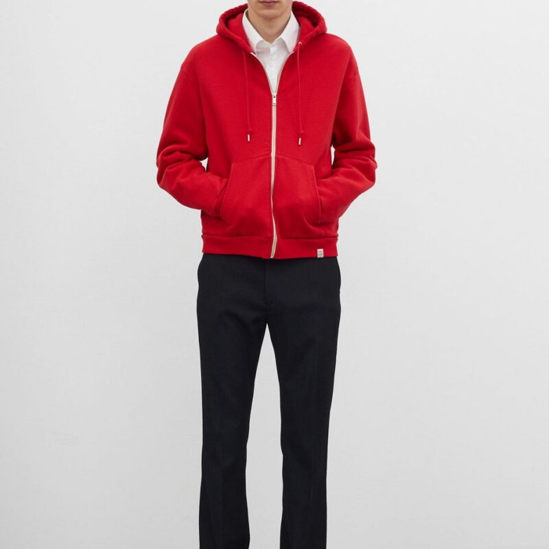 Zip hoodie red – Toteme - INT