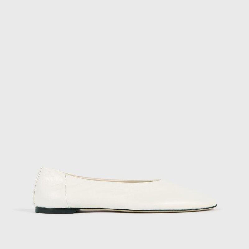 Slip naplack ballerinas off-white – Toteme - INT