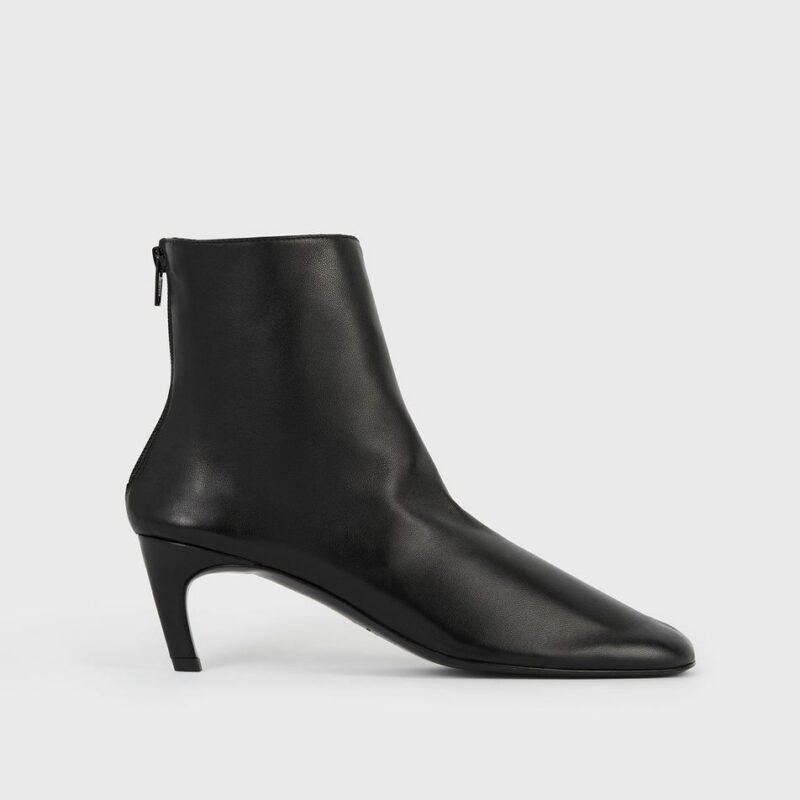 Soft nappa ankle boots black – Toteme - INT
