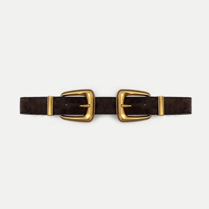 Double-Buckle Arch Waist Belt – Veronica Beard