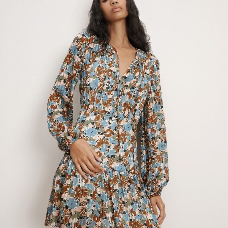 Nyjah Silk Mini Dress – Veronica Beard