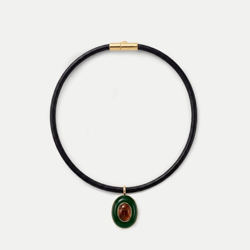 Tiger’s Eye Pendant Necklace – Veronica Beard