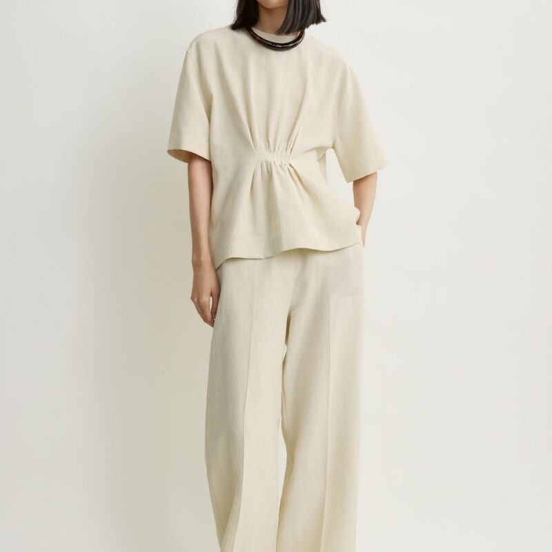 Straight fluid tee talc petite – Toteme - INT
