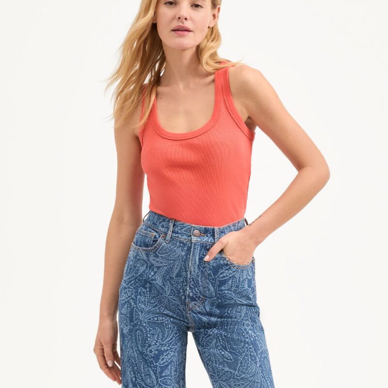 Birke Scoopneck Tank Top – Veronica Beard
