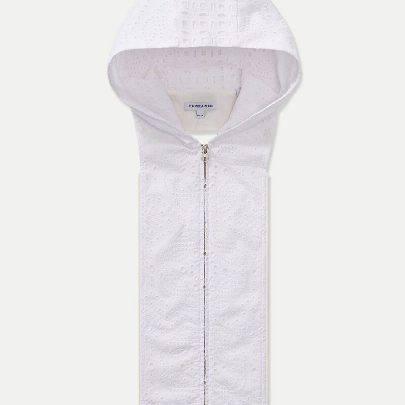 Marlo Eyelet Hoodie Dickey – Veronica Beard