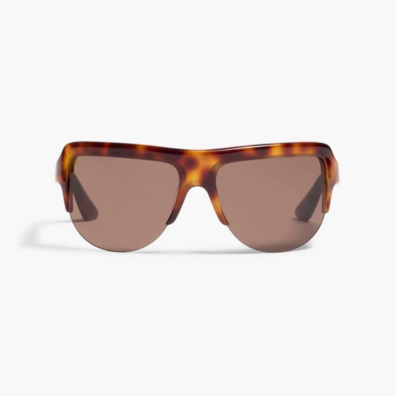 KHAITE x Oliver Peoples 1975C in Dark Mahogany and Brown