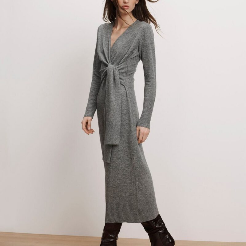 Salomez Wrap Midi Dress – Veronica Beard