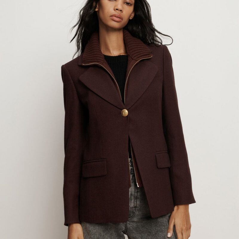 Kessler Wool-Blend Dickey Jacket – Veronica Beard