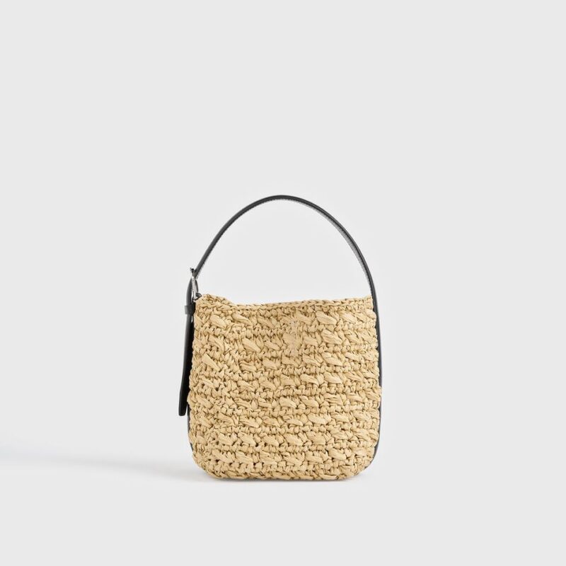 Small belted paper raffia tote natural – Toteme - INT