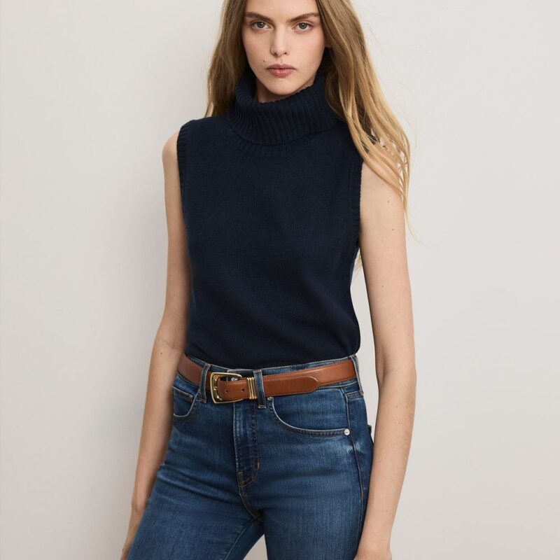 Mazzy Cashmere Sleeveless Sweater – Veronica Beard