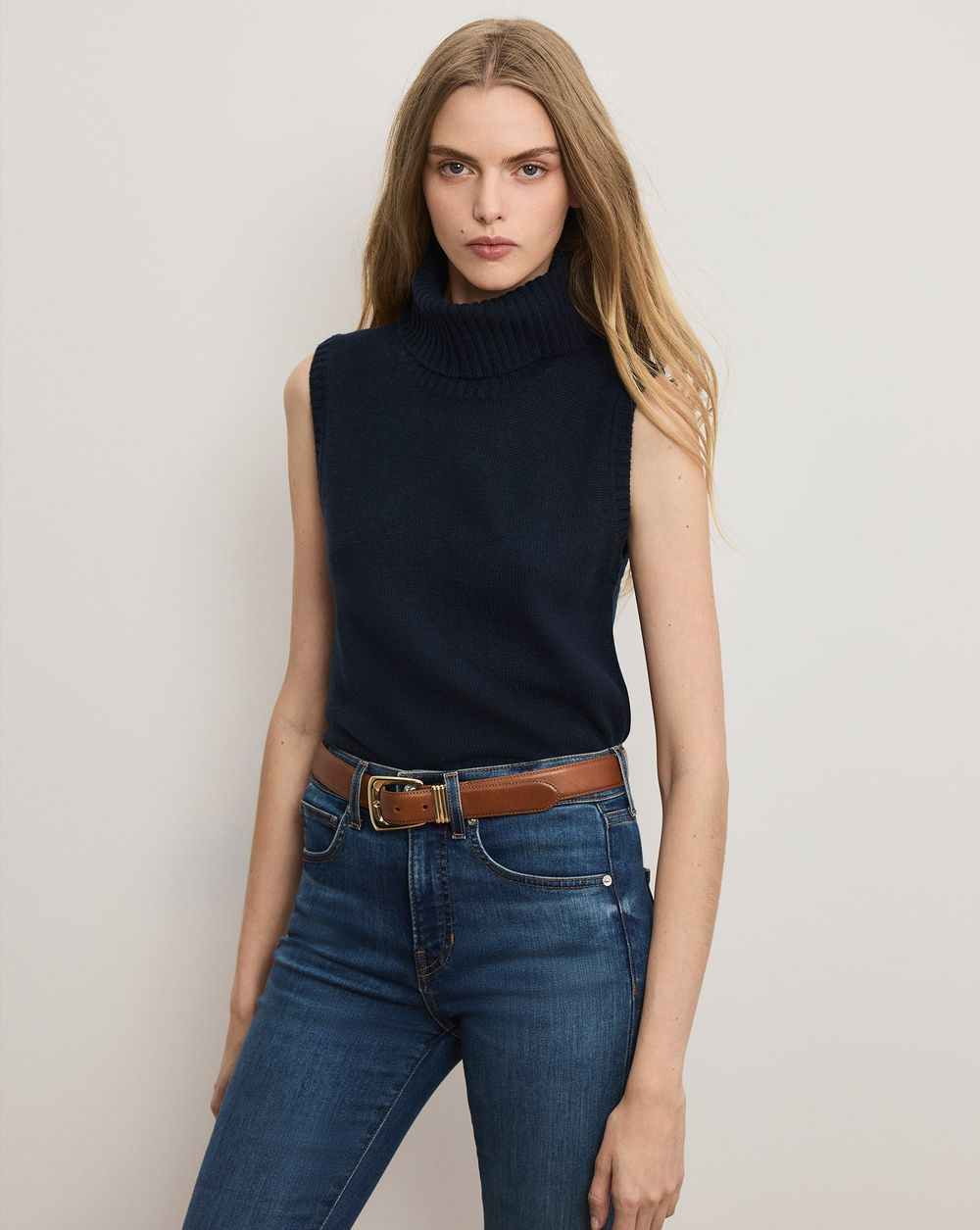 Mazzy Cashmere Sleeveless Sweater – Veronica Beard