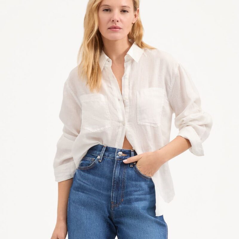 Gil Linen Shirt – Veronica Beard