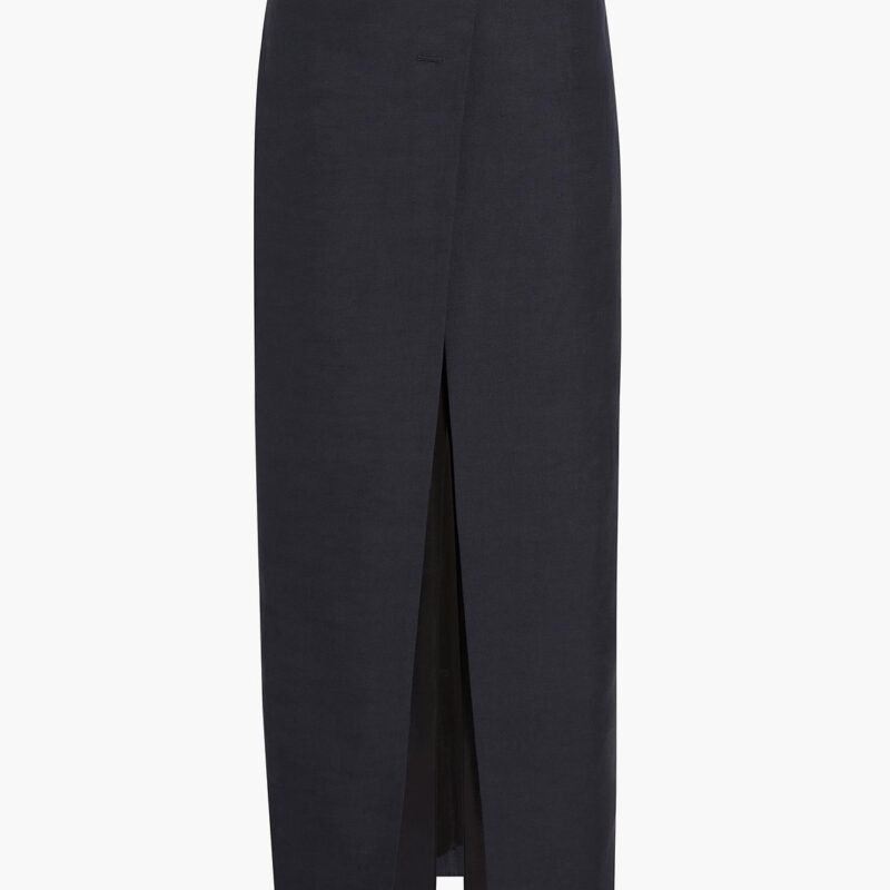 Tal Skirt in Dark Navy – KHAITE