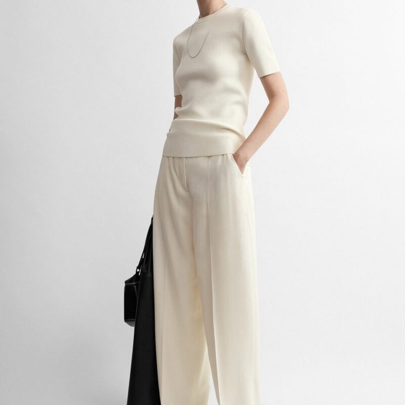 High-waist trousers ecru – Toteme - INT