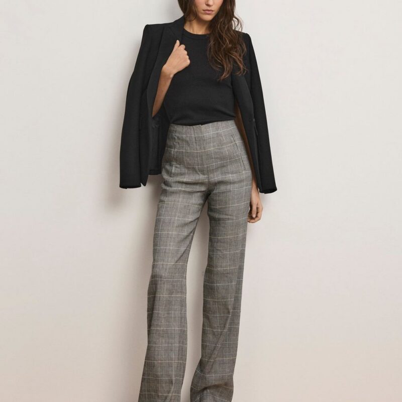 Jude Linen-Blend Wide-Leg Pant – Veronica Beard