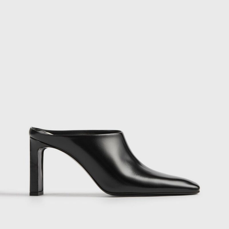 Bar leather mules black – Toteme - INT