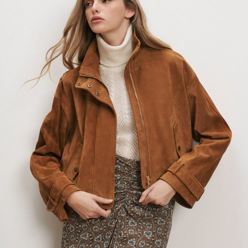 Bateman Suede Jacket – Veronica Beard