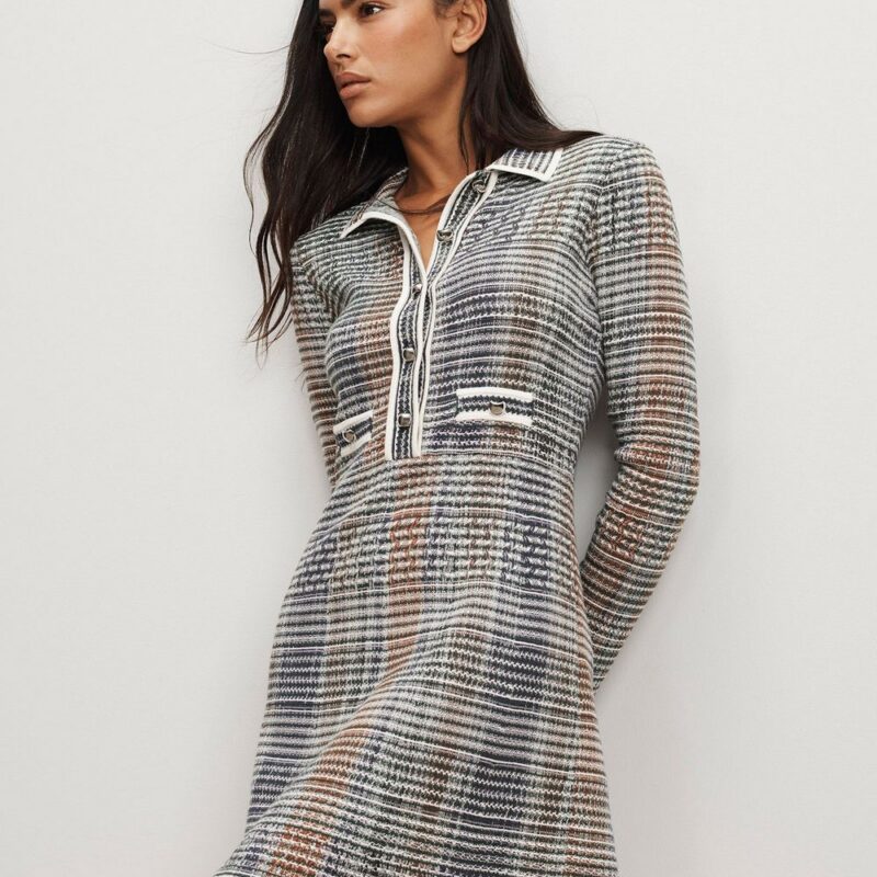 Lauper Knit Mini Dress – Veronica Beard