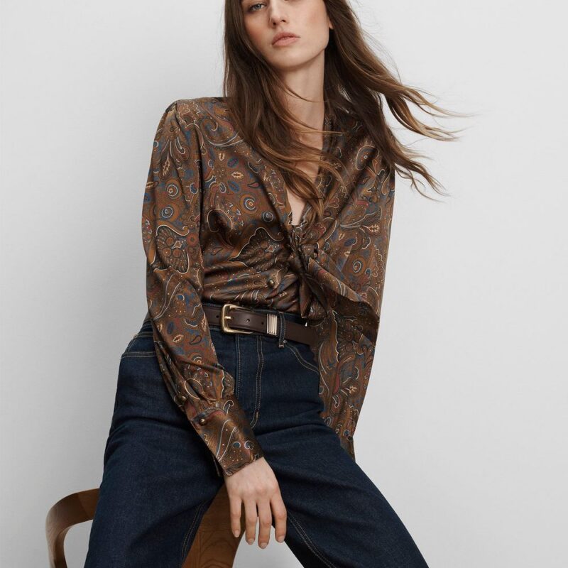 Francine Tie-Neck Blouse – Veronica Beard