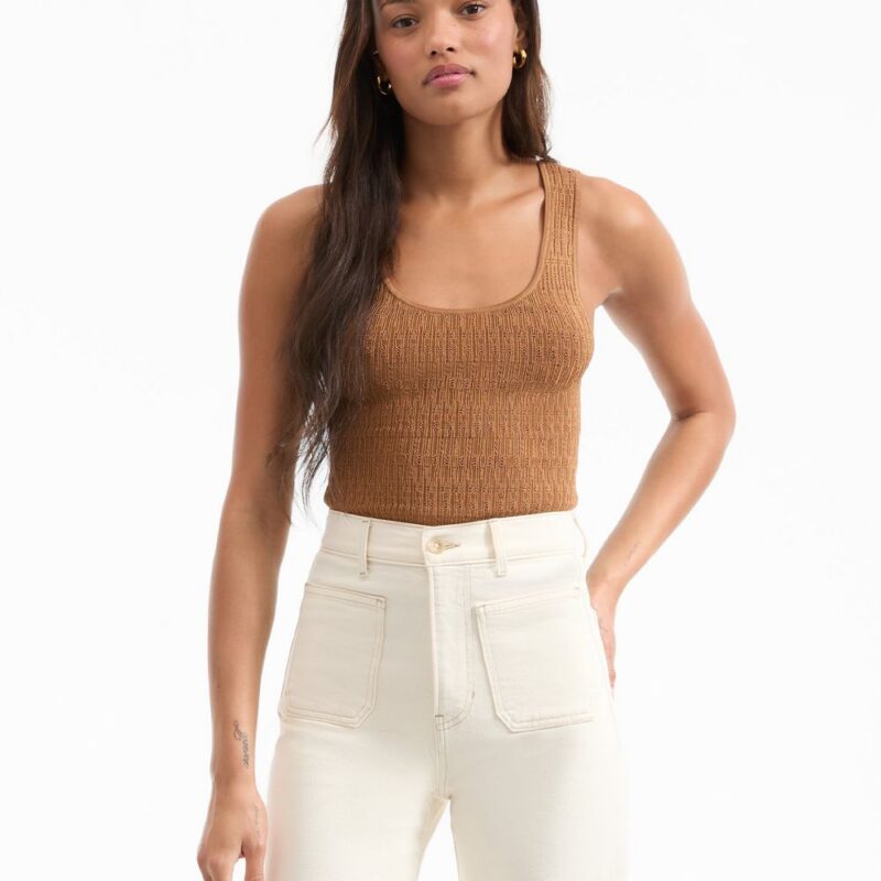 Sandra Knit Tank Top – Veronica Beard