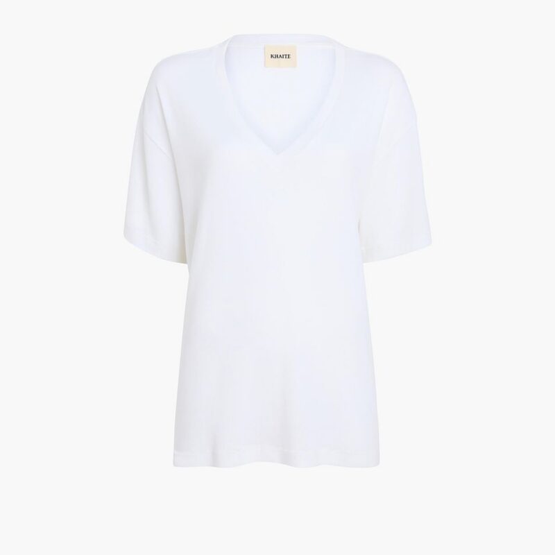 Linda T-Shirt in White – Khaite