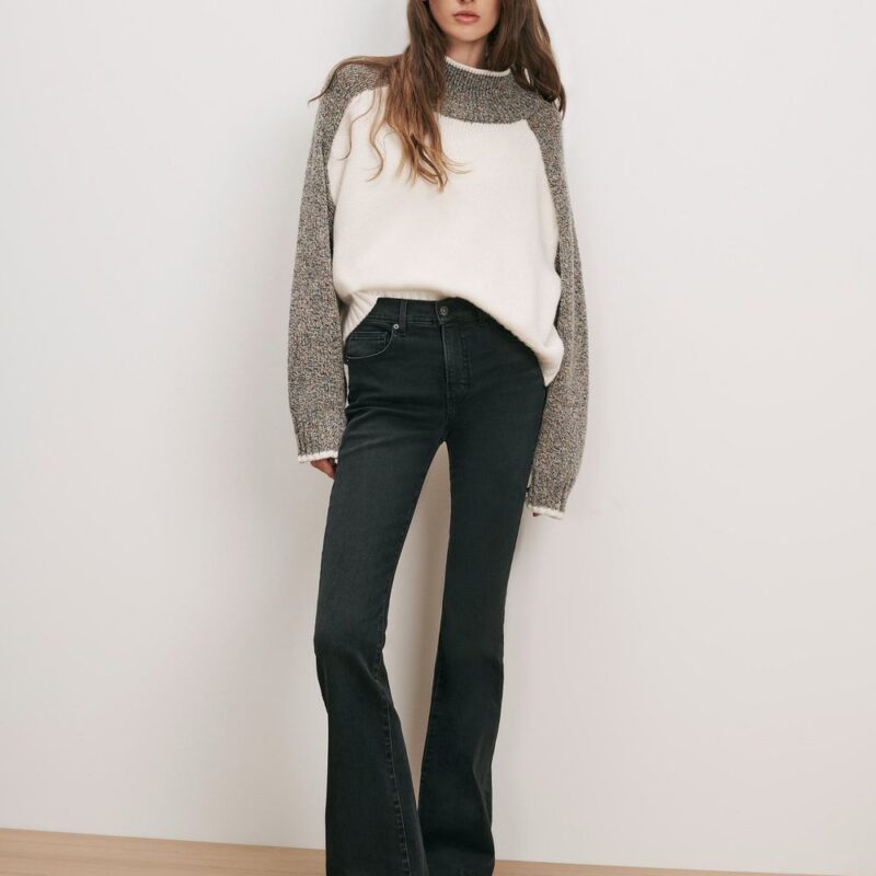 Beverly Mid-Rise Skinny-Flare Jean – Veronica Beard