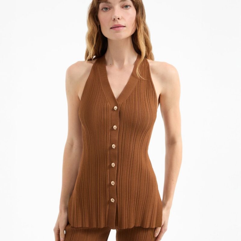 Dax Knit Vest – Veronica Beard