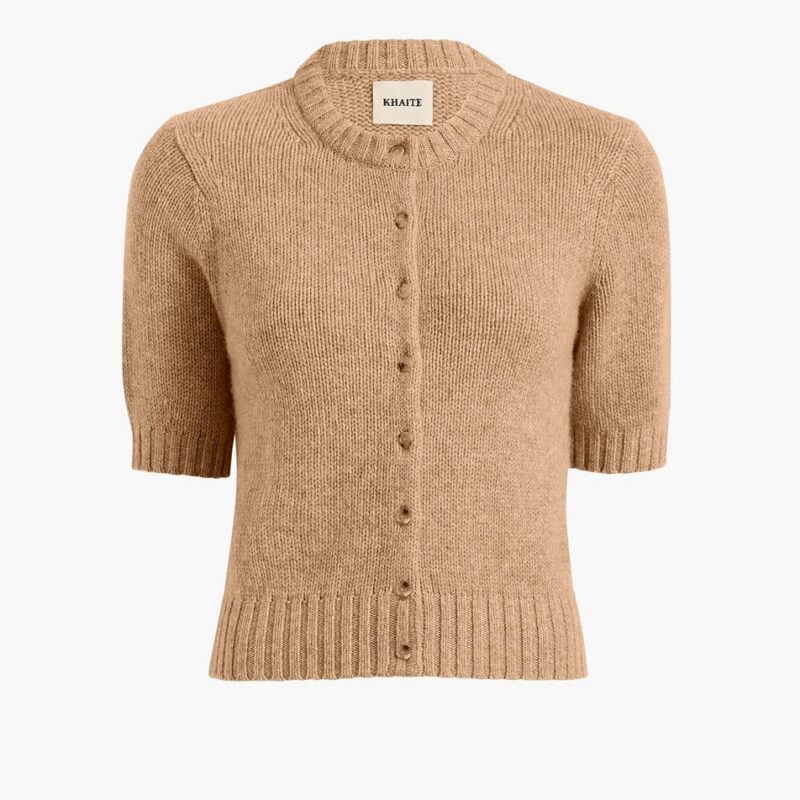 Nora Cardigan in Biscotti – Khaite