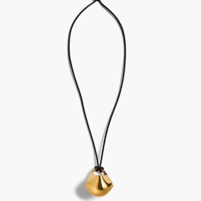 Medium Lotus Pendant in Gold – Khaite
