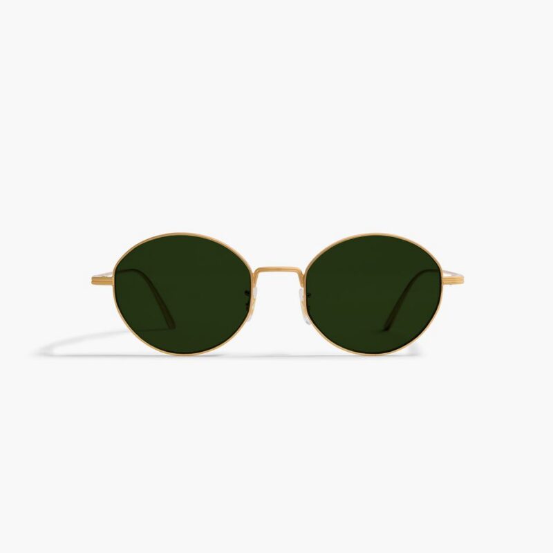 KHAITE x Oliver Peoples 1994C in Gold and Green