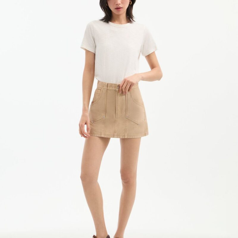 Stelene Denim Mini Skirt – Veronica Beard