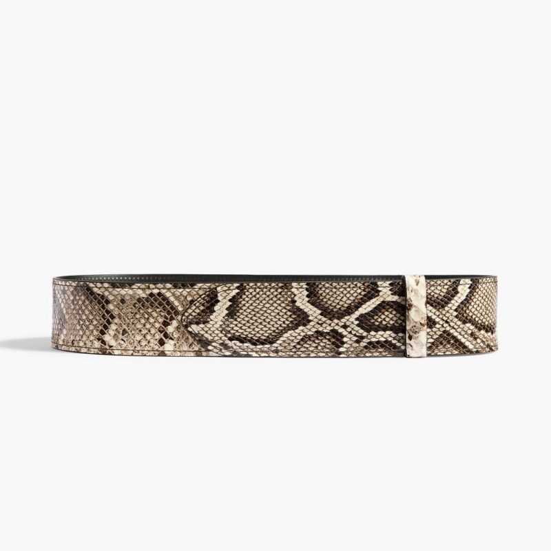Theo Waist Belt in Natural Python – KHAITE