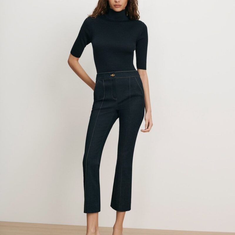 Kimra Denim Kick-Flare Pant – Veronica Beard