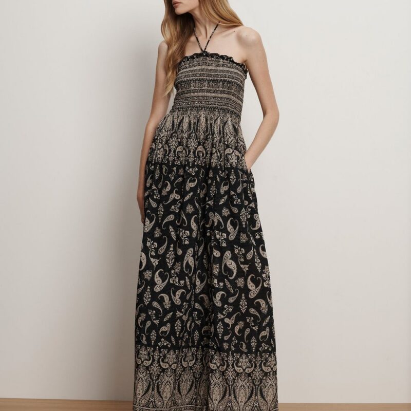 Ayanna Halter Maxi Dress – Veronica Beard