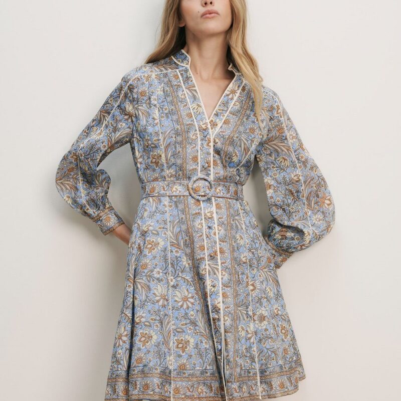 Kumar Belted Mini Dress – Veronica Beard