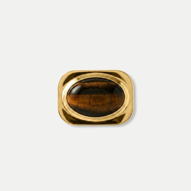 Tiger’s Eye Scarf Ring – Veronica Beard