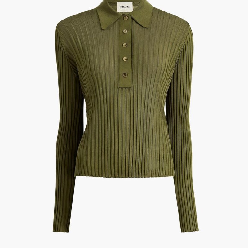 Vin Top in Olive – Khaite