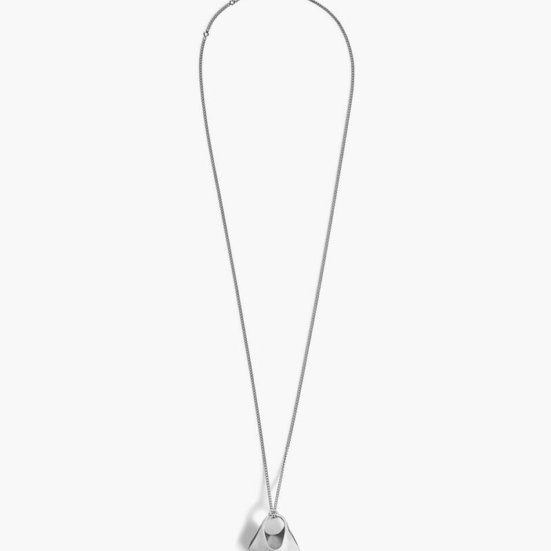 Small Lotus Pendant in Silver – Khaite