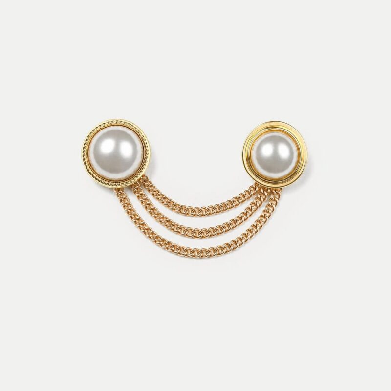 Pearl Chain Brooch – Veronica Beard