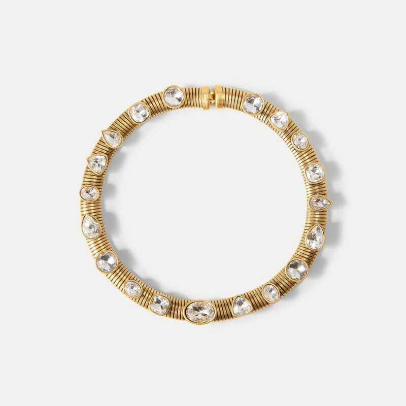 Crystal Tubogas Collar Necklace – Veronica Beard