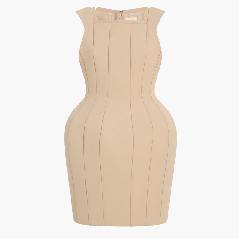 Dan Dress in Tea Stain – Khaite